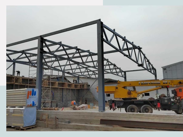 Строительство цехов в Белебее