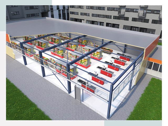 Строительство магазинов в Белебей от 612 руб. за м²