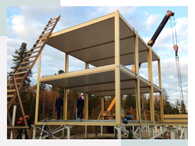 Строительство модульных здания Белебей