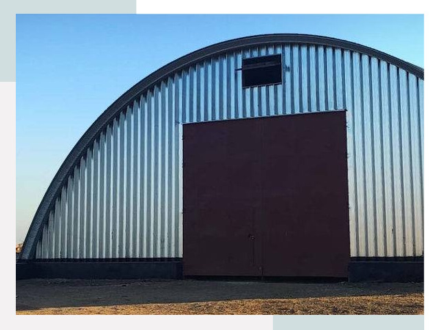 Бескаркасные ангары в Белебее