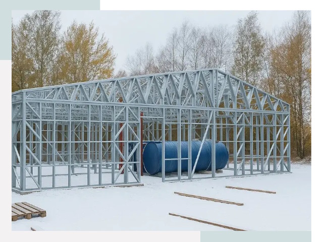 Металлические ангары в Белебее