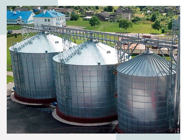 Металлические силосы в Белебее