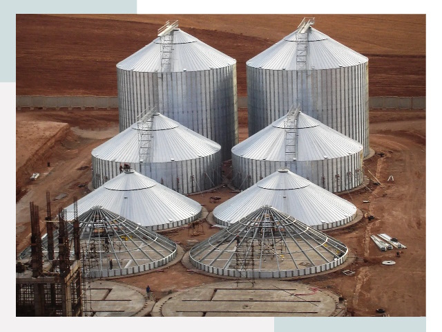 Строительство зерновых силосов в Белебее