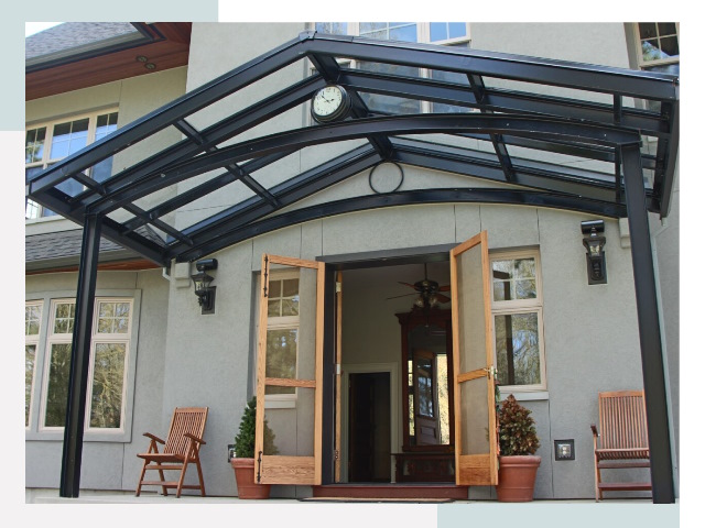 Козырьки металлические в Белебее