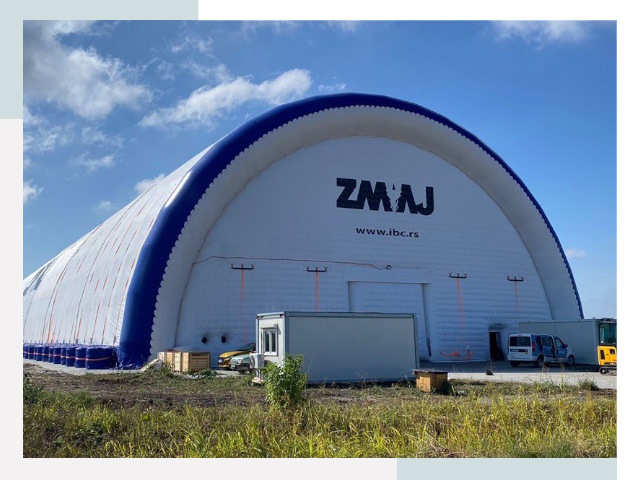 Брендирование ангаров в Белебее