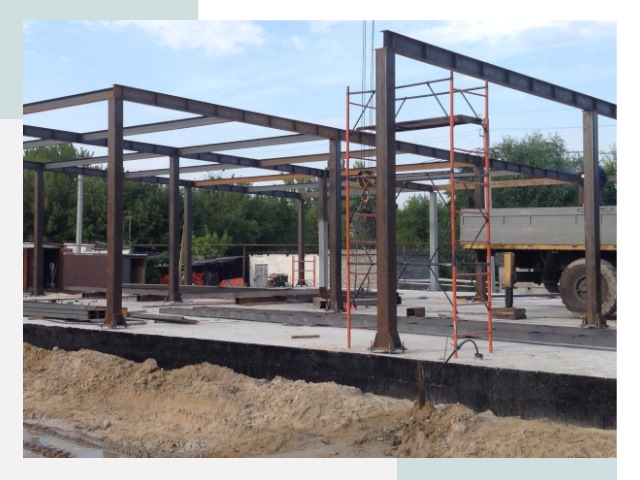 Фундамент для ангаров в Белебее