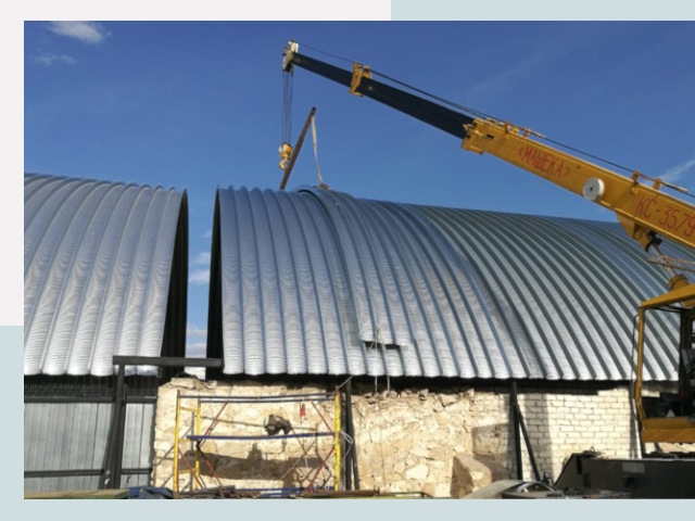 Реконструкция ангаров в Белебее от 612 руб.