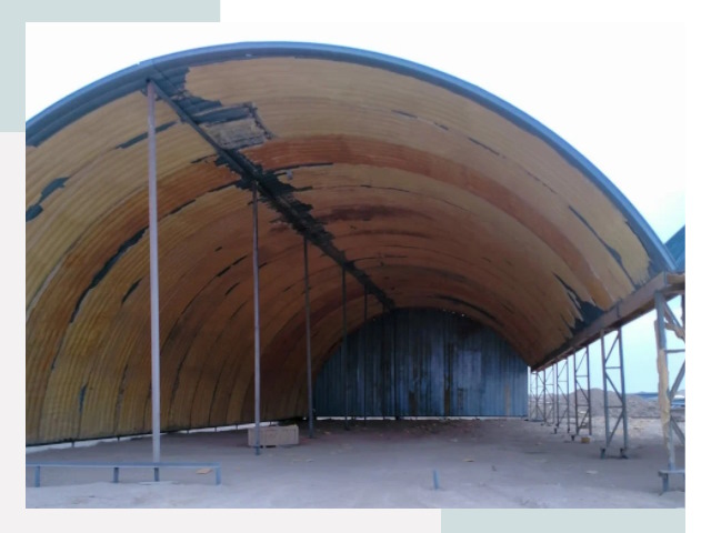 Реконструкция ангаров в Белебее