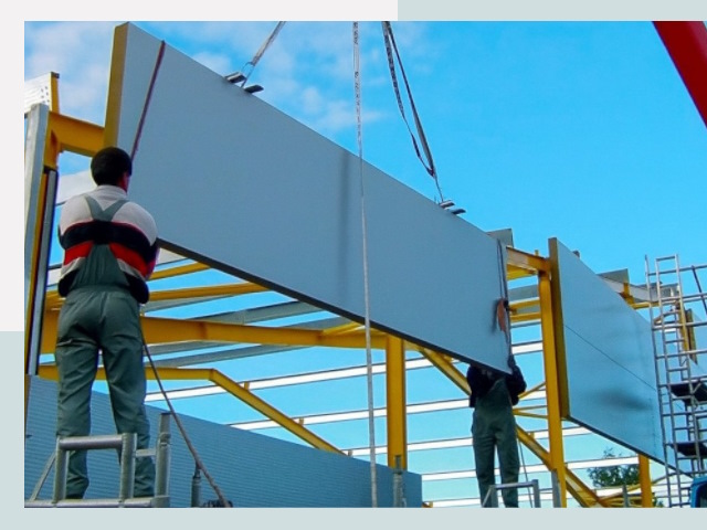 Монтаж сэндвич-панелей в Белебее от 612 руб.