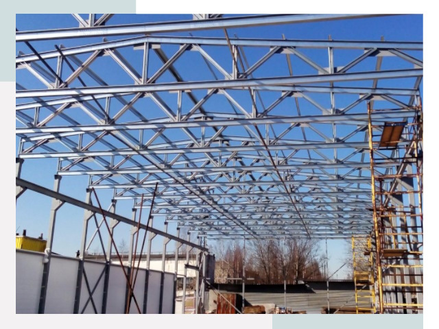 Металлокаркасы для складов в Белебее